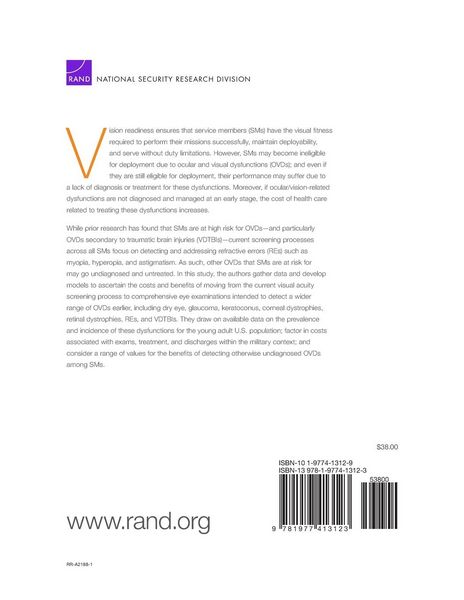 Produktbild: Cost-Benefit Analysis of Comprehensive Military Eye Examination Policies