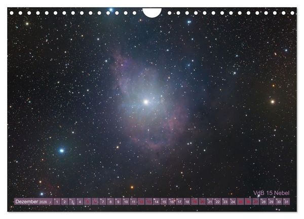 Produktbild: Deep Sky Kalender (Wandkalender 2026 DIN A4 quer), CALVENDO Monatskalender