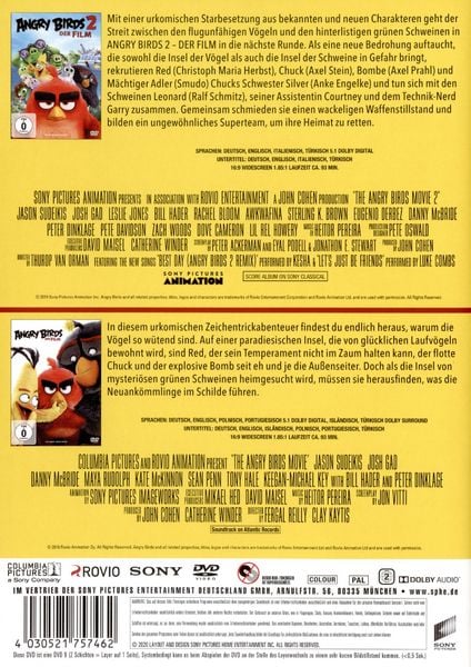 Produktbild: Angry Birds - Der Film & Angry Birds 2 - Der Film [2 DVDs]