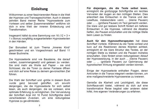 Produktbild: Hypnosetexte zum Vorlesen und selber Zusammenstellen 10
