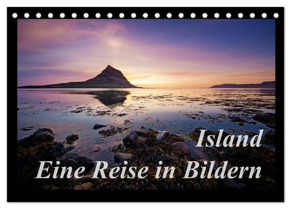 Produktbild: Island - Eine Reise in Bildern (Tischkalender 2026 DIN A5 quer), CALVENDO Monatskalender