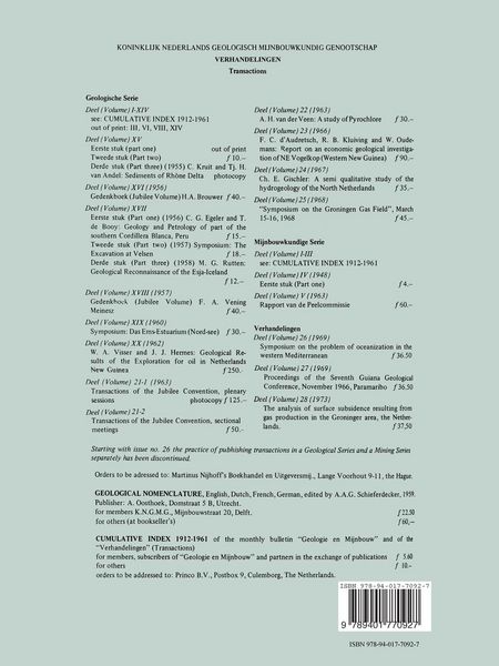 Produktbild: New aspects of mineral and water resources in The Netherlands