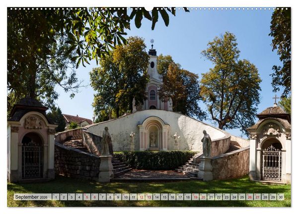 Produktbild: Stift Heiligenkreuz (hochwertiger Premium Wandkalender 2026 DIN A2 quer), Kunstdruck in Hochglanz