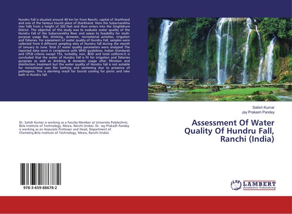 Produktbild: Assessment Of Water Quality Of Hundru Fall, Ranchi (India)