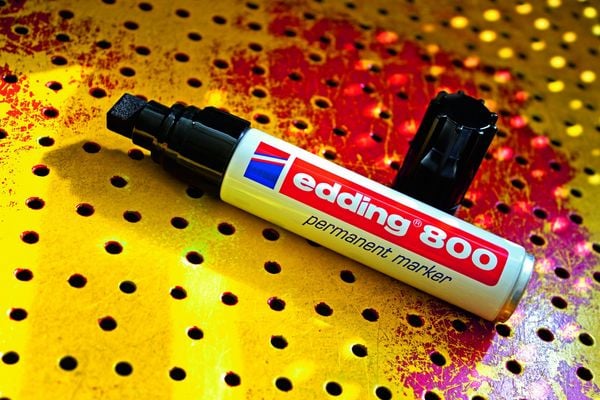 Produktbild: Edding 800 4-800-1-1002 Permanentmarker Rot wasserfest: Ja