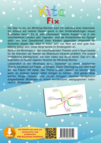 Produktbild: KitaFix-Mindmap Weihnachten (Fertig ausgearbeitete Gedankenlandkarten f&uuml;r die Vorschularbeit in Kindergarten und Kita)