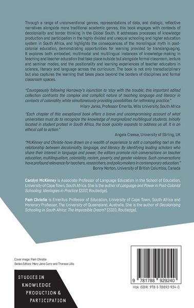 Produktbild: Decoloniality, Language and Literacy