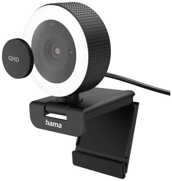 Hama C-800 Pro Webcam 2560 x 1440 Pixel Klemm-Halterung