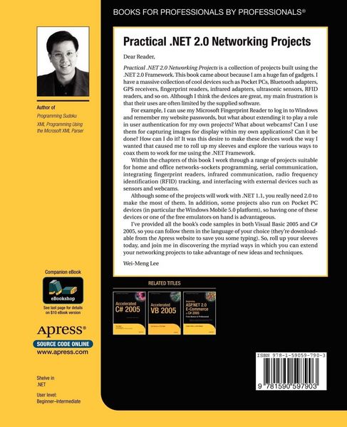 Produktbild: Practical .NET 2.0 Networking Projects