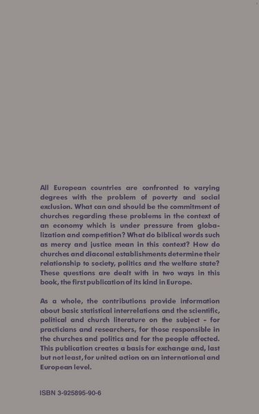 Produktbild: European Churches Confronting Poverty