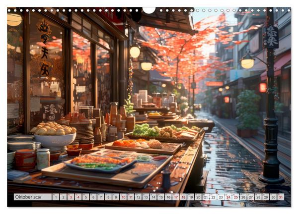 Produktbild: STREET FOOD Genuss International (Wandkalender 2026 DIN A3 quer), CALVENDO Monatskalender