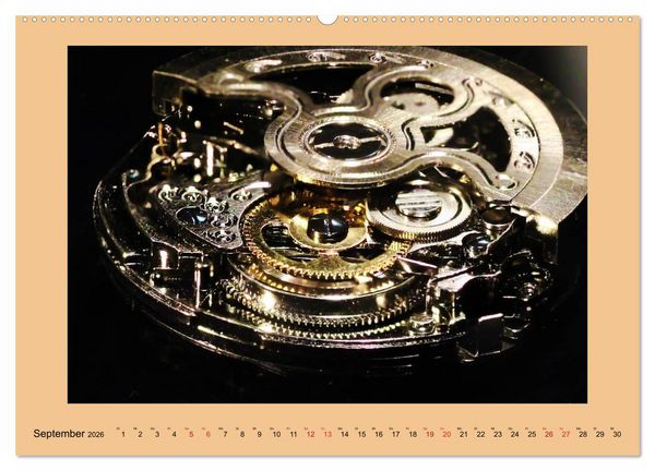 Produktbild: Uhr-Werk-Kunst (hochwertiger Premium Wandkalender 2026 DIN A2 quer), Kunstdruck in Hochglanz