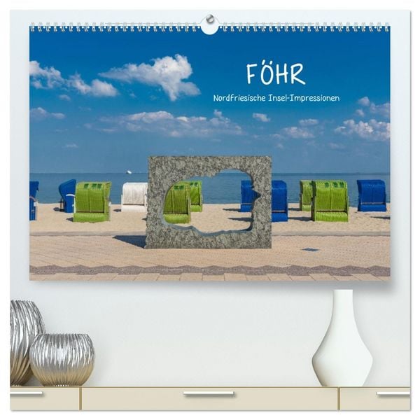 Föhr - Nordfriesische Insel Impressionen (hochwertiger Premium Wandkalender 2026 DIN A2 quer), Kunstdruck in Hochglanz