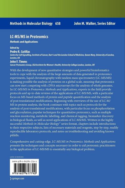 Produktbild: LC-MS/MS in Proteomics
