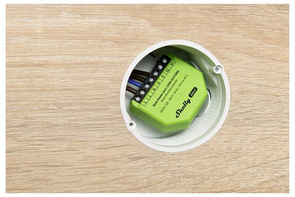 Produktbild: Shelly Dimmer Gen3 Dimmaktor Wi-Fi, Bluetooth