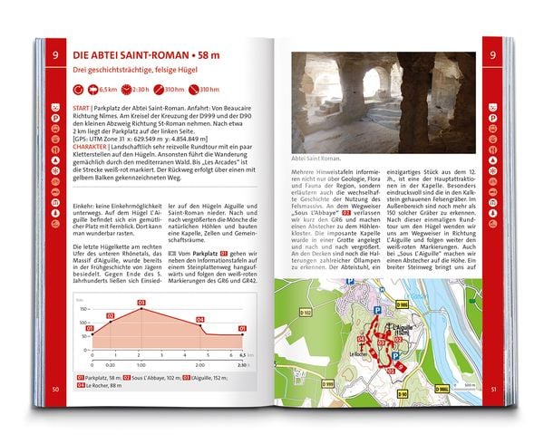 Produktbild: KOMPASS Wanderführer Provence, 55 Touren mit Extra-Tourenkarte
