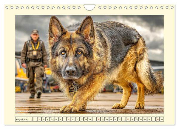 Produktbild: Deutscher Sch&auml;ferhund. Familienheld, Sportskanone und loyaler Diensthund (Wandkalender 2026 DIN A4 quer), CALVENDO Monatskalender
