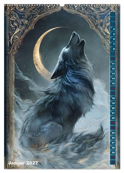 Produktbild: Umbrae Libri (Wandkalender 2027 DIN A2 hoch), CALVENDO Monatskalender