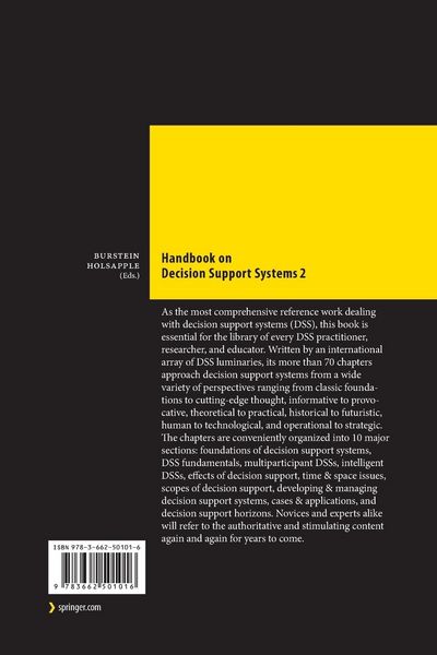 Produktbild: Handbook on Decision Support Systems 2