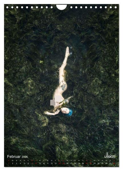 Produktbild: Akt im Wasser - sinnliche Nymphen (Wandkalender 2026 DIN A4 hoch), CALVENDO Monatskalender