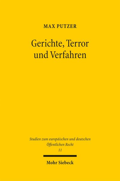 Produktbild: Gerichte, Terror und Verfahren