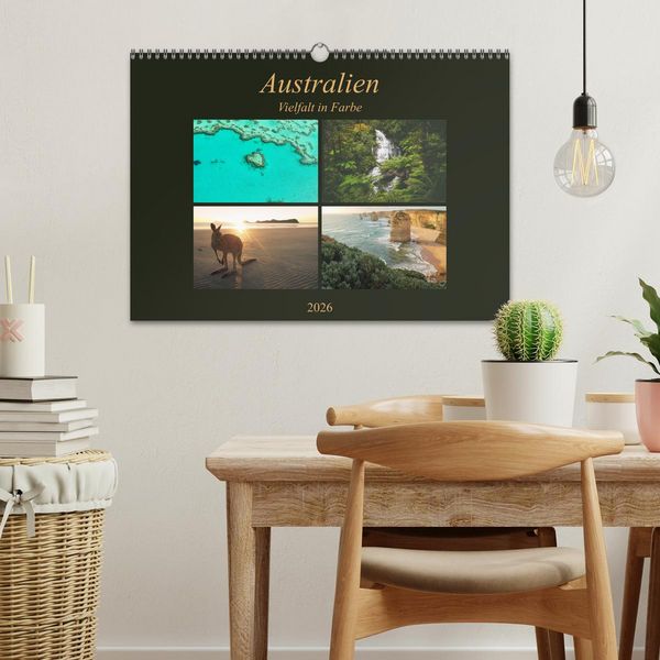 Produktbild: Australien - Farbige Vielfalt (Wandkalender 2026 DIN A3 quer), CALVENDO Monatskalender