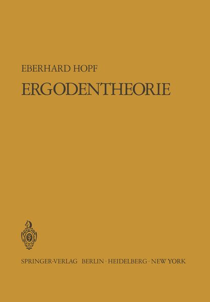 Produktbild: Ergodentheorie