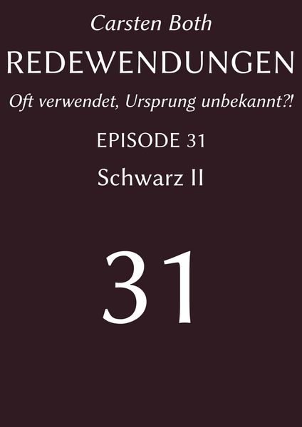 Produktbild: Redewendungen: Schwarz II