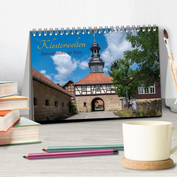 Produktbild: Klosterwelten - Zisterzienser im Harz (Tischkalender 2027 DIN A5 quer), CALVENDO Monatskalender