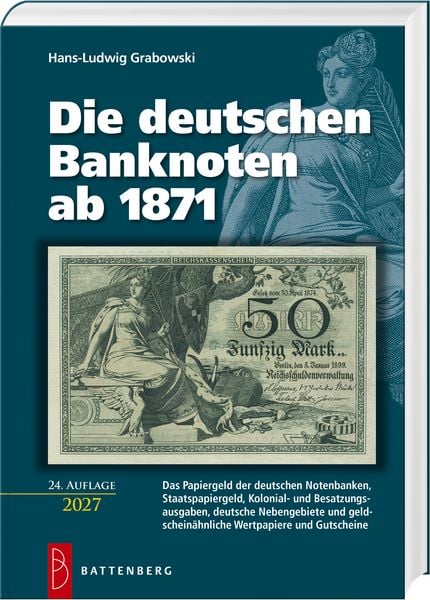 Produktbild: Die deutschen Banknoten ab 1871