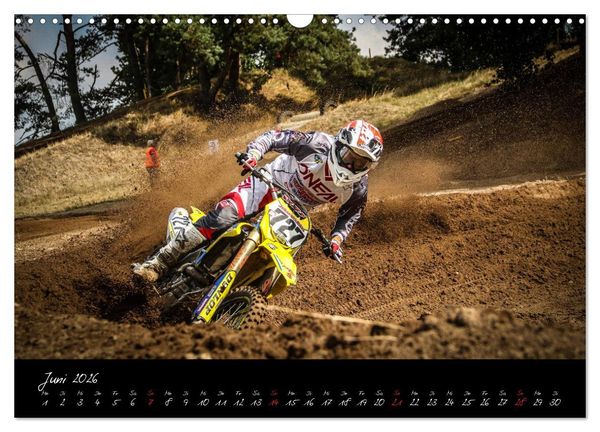 Produktbild: Motocross Racing 2026 (Wandkalender 2026 DIN A3 quer), CALVENDO Monatskalender
