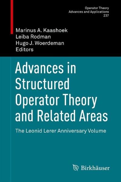Produktbild: Advances in Structured Operator Theory and Related Areas