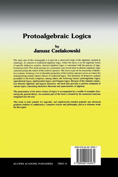 Produktbild: Protoalgebraic Logics