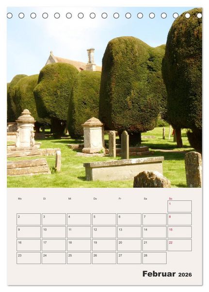 Produktbild: Lovely England Wundersch&ouml;ne Reiseeindr&uuml;cke (Tischkalender 2026 DIN A5 hoch), CALVENDO Monatskalender