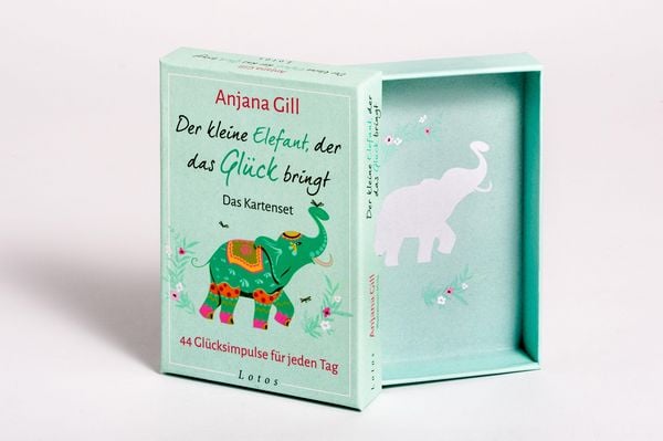 Produktbild: Der kleine Elefant, der das Gl&uuml;ck bringt &ndash; Das Kartenset