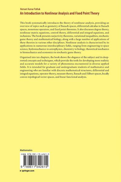 Produktbild: An Introduction to Nonlinear Analysis and Fixed Point Theory