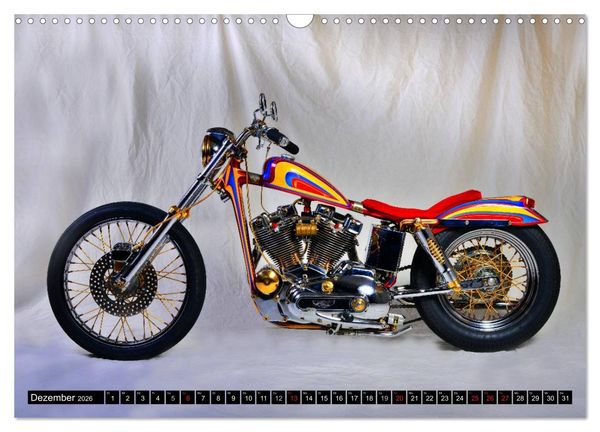 Produktbild: Harley Classic Chopper (Wandkalender 2026 DIN A3 quer), CALVENDO Monatskalender