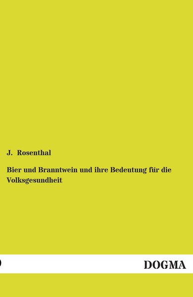 Produktbild: Bier und Branntwein und ihre Bedeutung f&uuml;r die Volksgesundheit