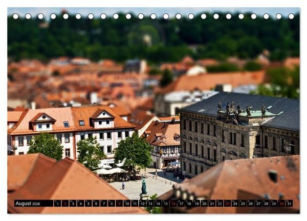 Produktbild: Erlangen von oben (Tischkalender 2026 DIN A5 quer), CALVENDO Monatskalender