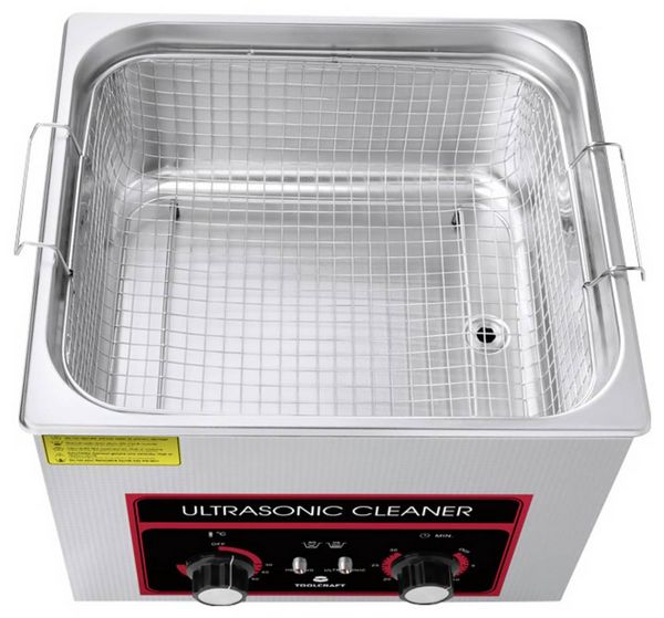Produktbild: TOOLCRAFT USC-1500 Ultraschallreiniger B&uuml;robedarf, Schmuck, Werkstatt 360 W 15 l mit Heizung, mit Reinigungskorb