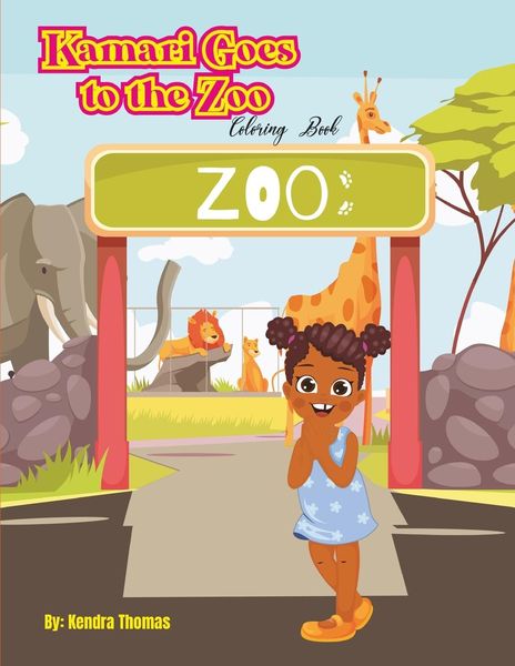 Produktbild: Kamari Goes to the Zoo Coloring Book