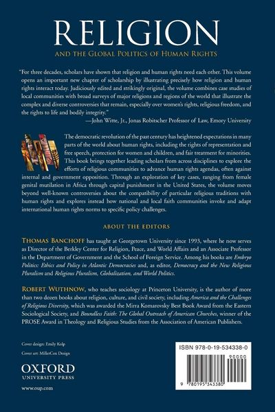 Produktbild: Religion and the Global Politics of Human Rights