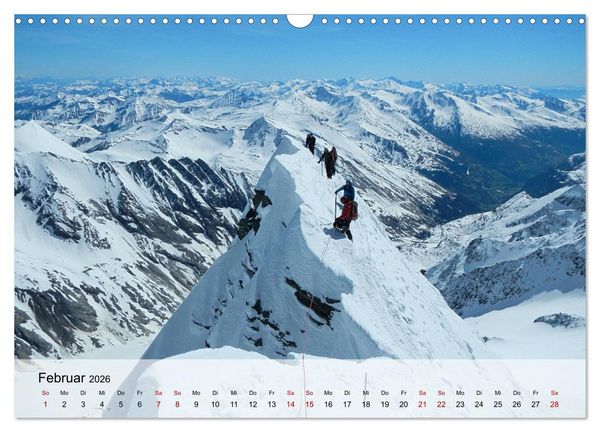 Produktbild: Gipfelabenteuer - wenn der Berg ruft (Wandkalender 2026 DIN A3 quer), CALVENDO Monatskalender