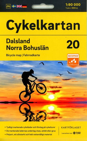 Produktbild: Cykelkartan Blad 20 Dalsland/Norra Bohusl&auml;n 1:90000