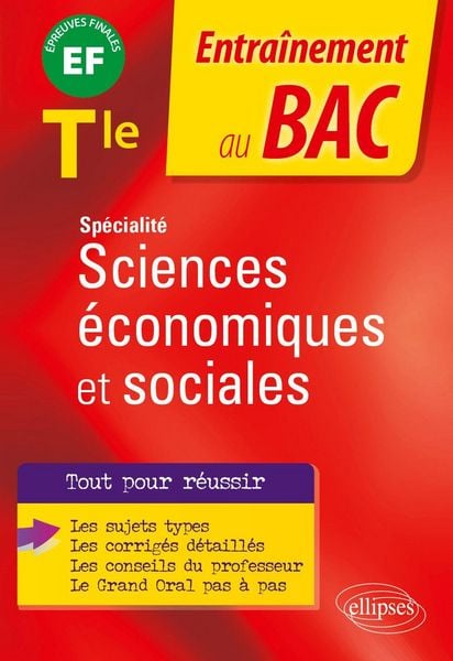 Produktbild: Terminale. Sp&eacute;cialit&eacute; Sciences &eacute;conomiques et sociales