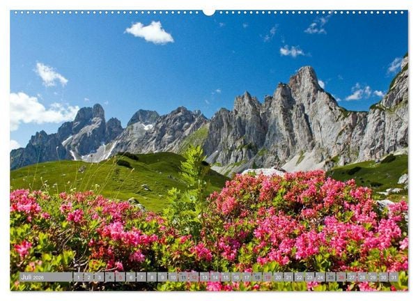 Produktbild: Die Bischofsm&uuml;tze im sch&ouml;nen Salzburger Land (hochwertiger Premium Wandkalender 2026 DIN A2 quer), Kunstdruck in Hochglanz