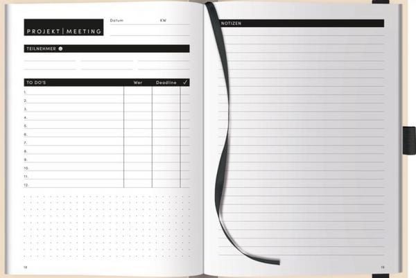 Produktbild: Projekt-Meeting Planer Sand