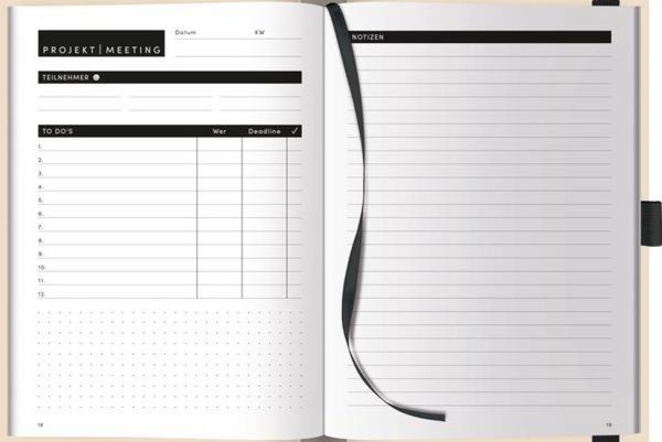 Produktbild: Projekt-Meeting Planer Sand