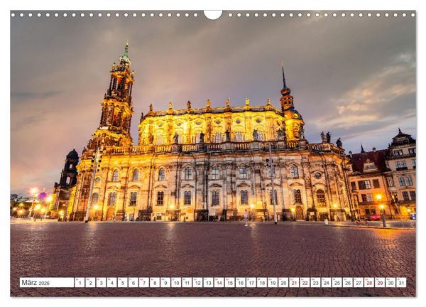 Produktbild: Dresden und Elbsandsteingebirge (Wandkalender 2026 DIN A3 quer), CALVENDO Monatskalender