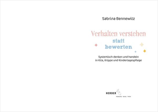Produktbild: Verhalten verstehen statt bewerten